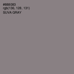#888083 - Suva Gray Color Image
